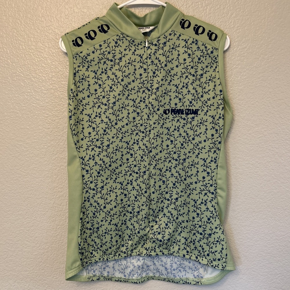 Pearl Izumi Cycling Jersey Bike Jersey Women XL X Large Green Athletic